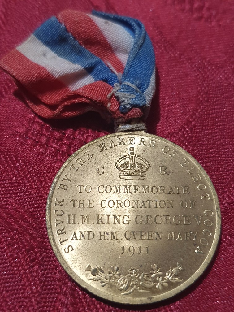 1911-George-And-Mary-Coronation-Medal-With-Ribbon