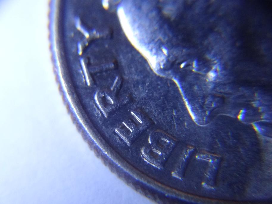 2007-P-Dime-With-Double-Lettering-&-