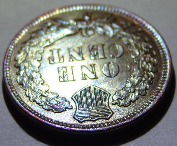 1901-Indian-Head-Cent-With-Questionable-Colors-?-Oily-Surface