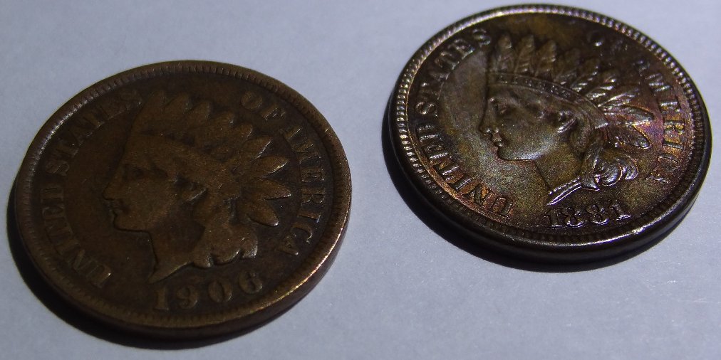 1881-Indian-Head-Cent-Help-Determining-BN-From-RB,-Lots-Of-Pics