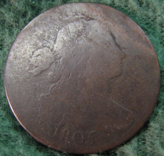 1805-Large-Cent-For-Grading