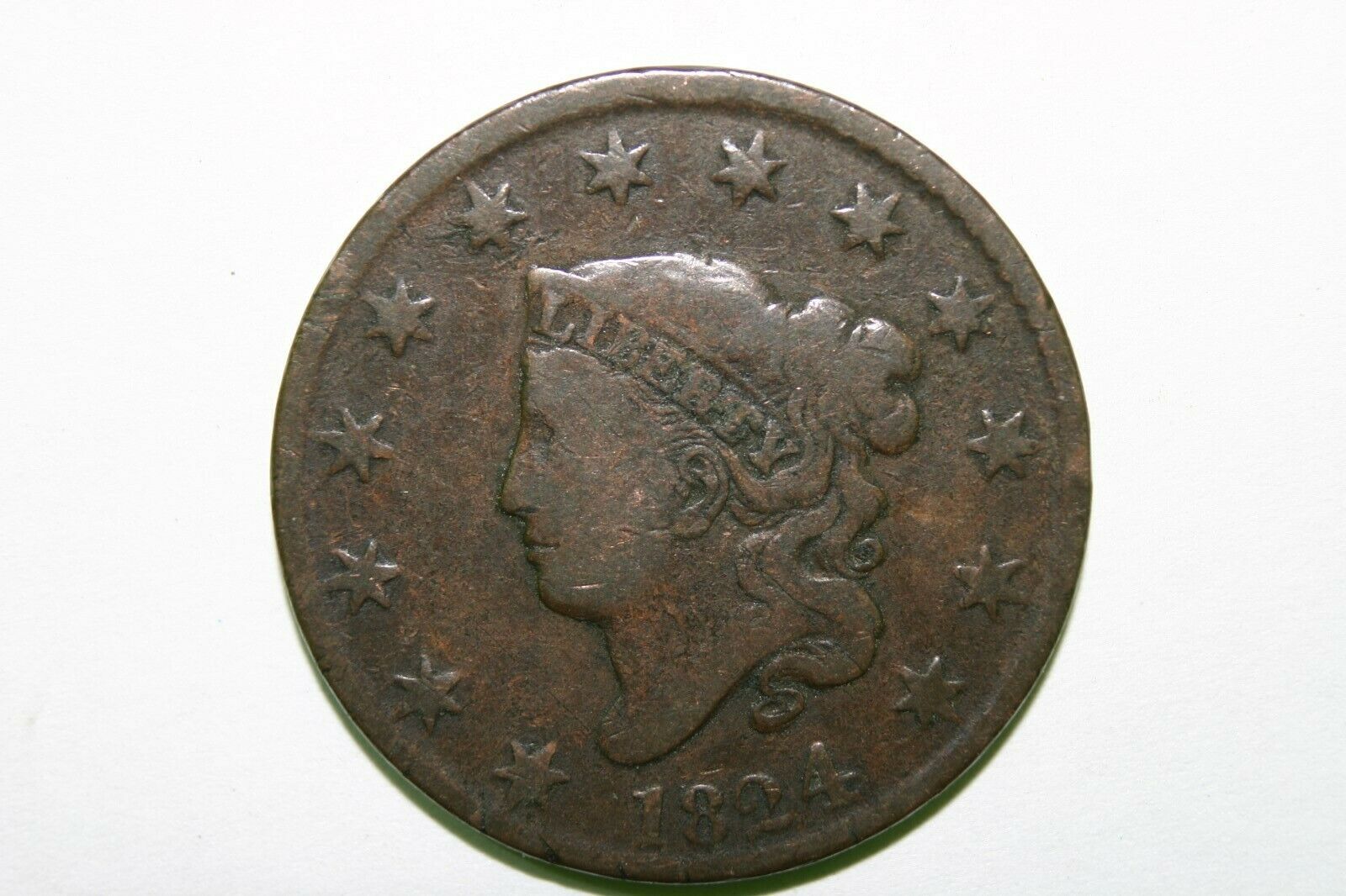 1824-Large-Cent-For-Grading
