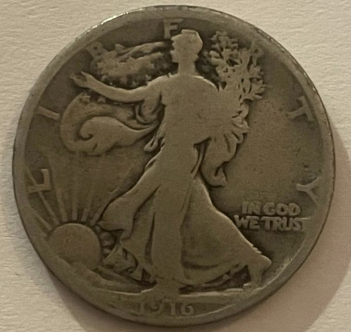 1916-P-Walking-Liberty-Half-For-Grading