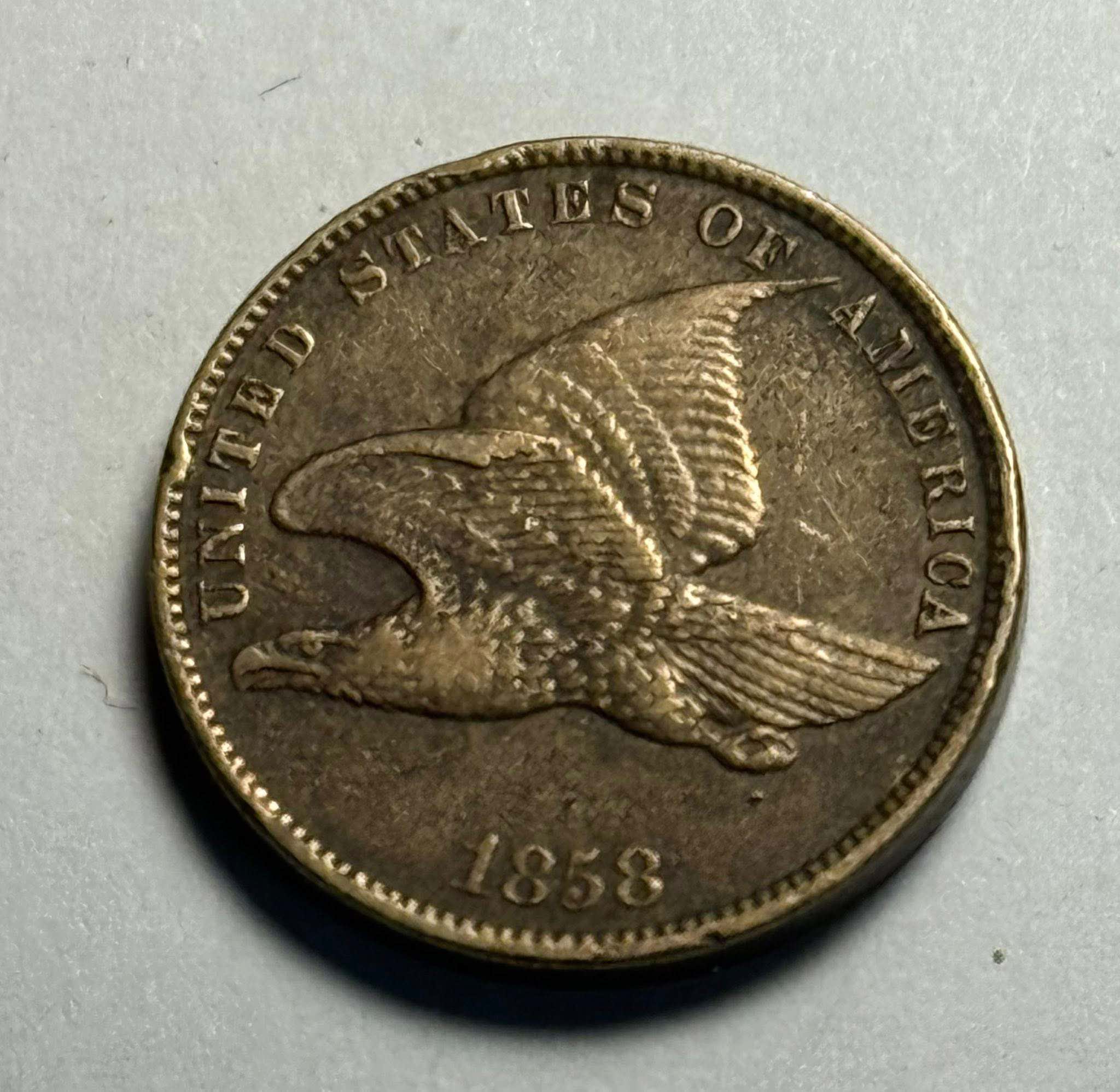 1858-Flying-Eagle-Cent-For-Grading