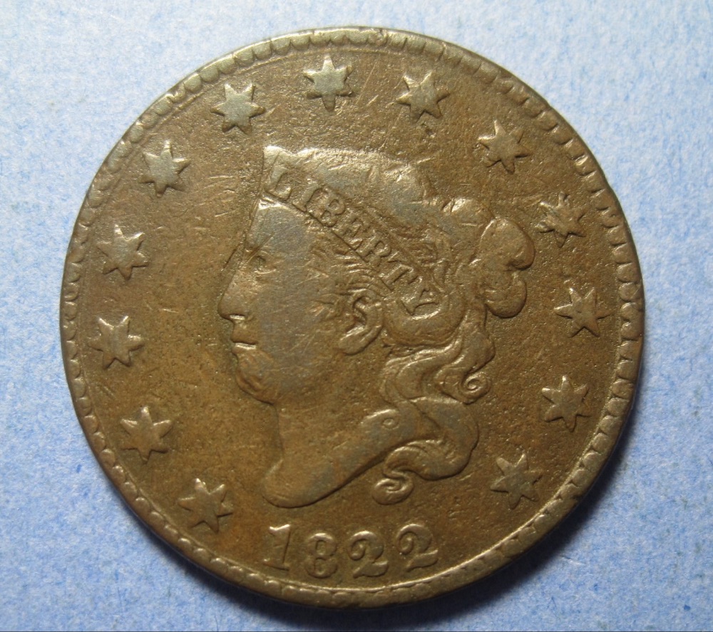 1822-Large-Cent-For-Evaluation