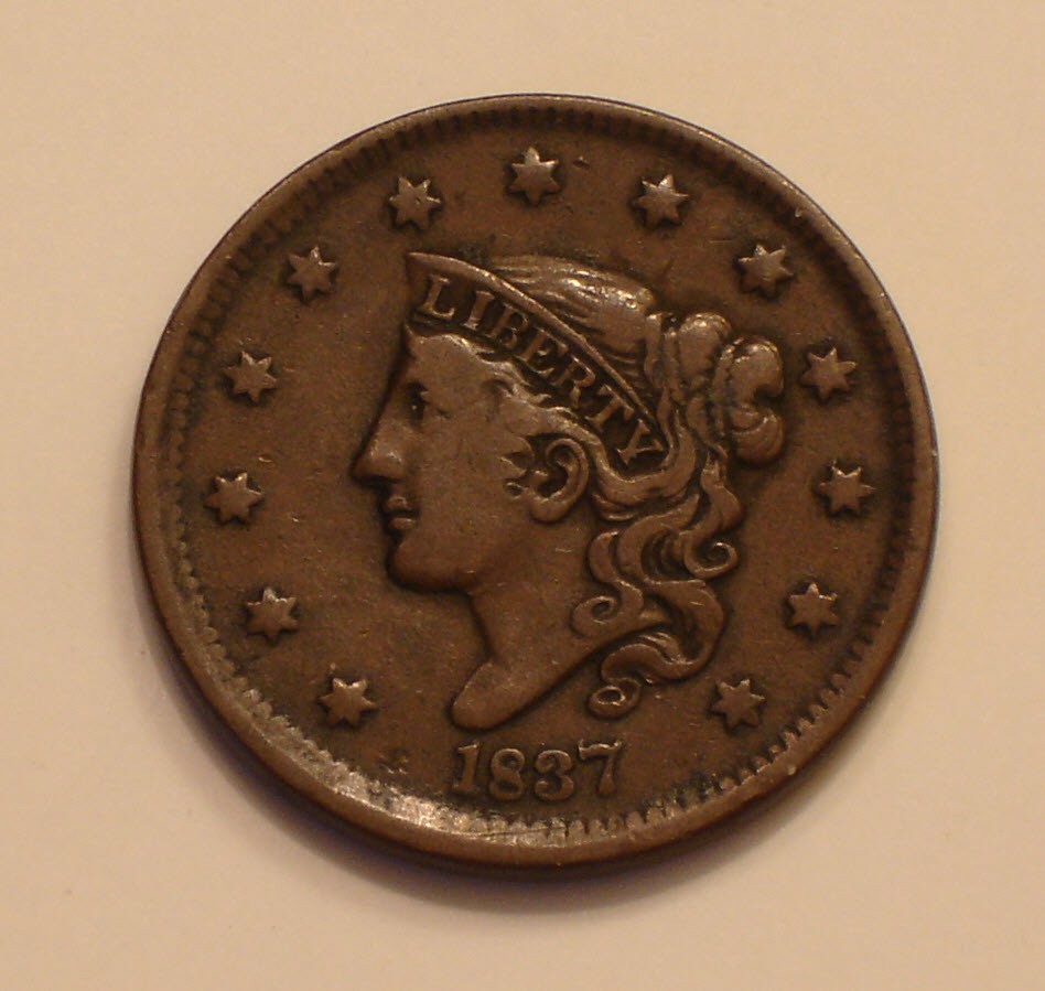 1837-Large-Cent-For-Grading
