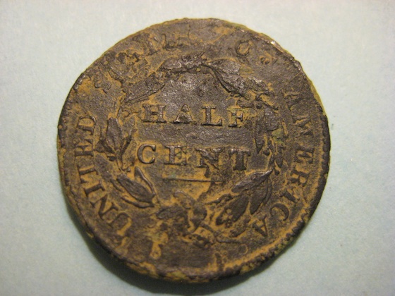 1825-Half-Cent