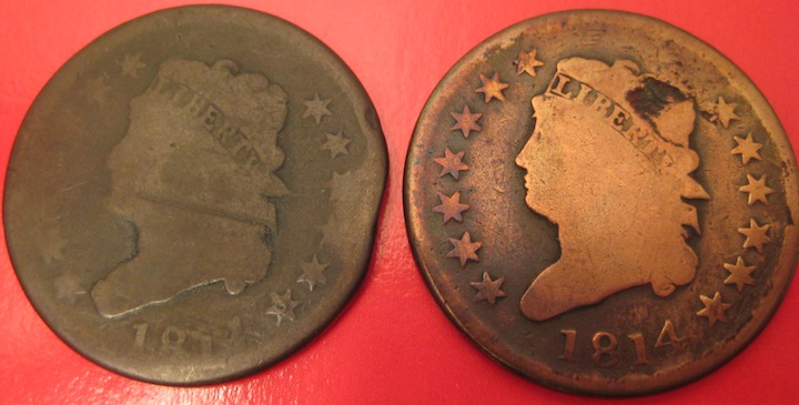 Large-Cent-Album:-1814-Vs-1814