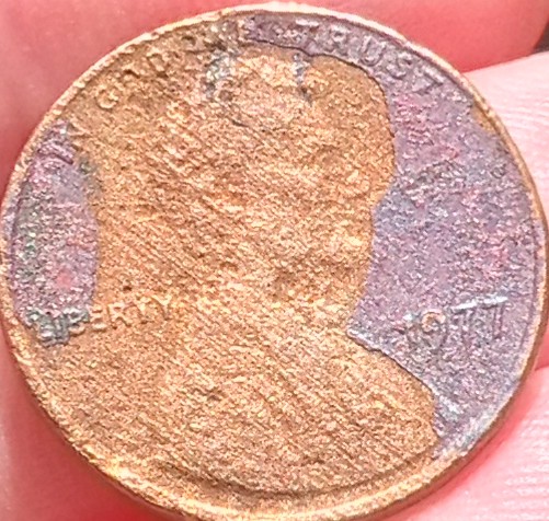 1977-Lincoln-Penny-With-Delamination?
