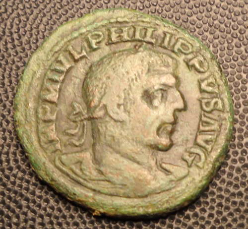 Dacia-Provential-Philip-I-Ae29-Eagle-And-Lion-Reverse