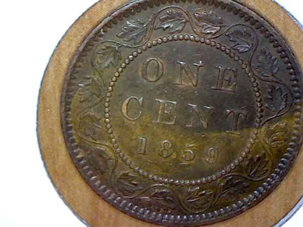 Playing-With-My-New-Microscope-And-1859-Large-Cent-Vicky