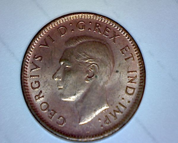 Canada-1943-Cent-Filled-Die?-Wierd-Ear