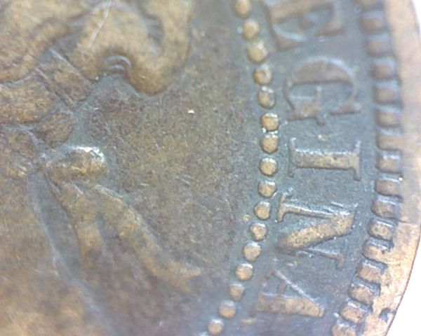 Canada-1881-Large-Cent-Triple-Punch-N