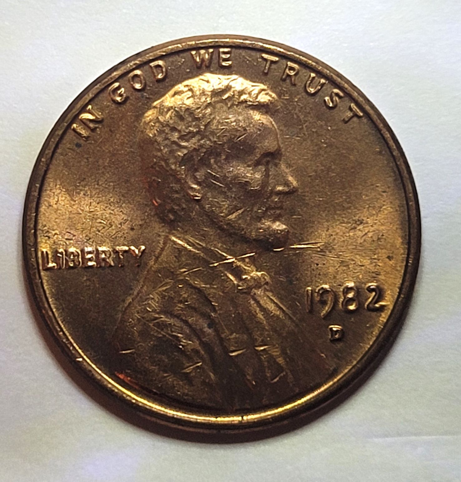 1982-D-One-Cent-With-Different-2-And-D
