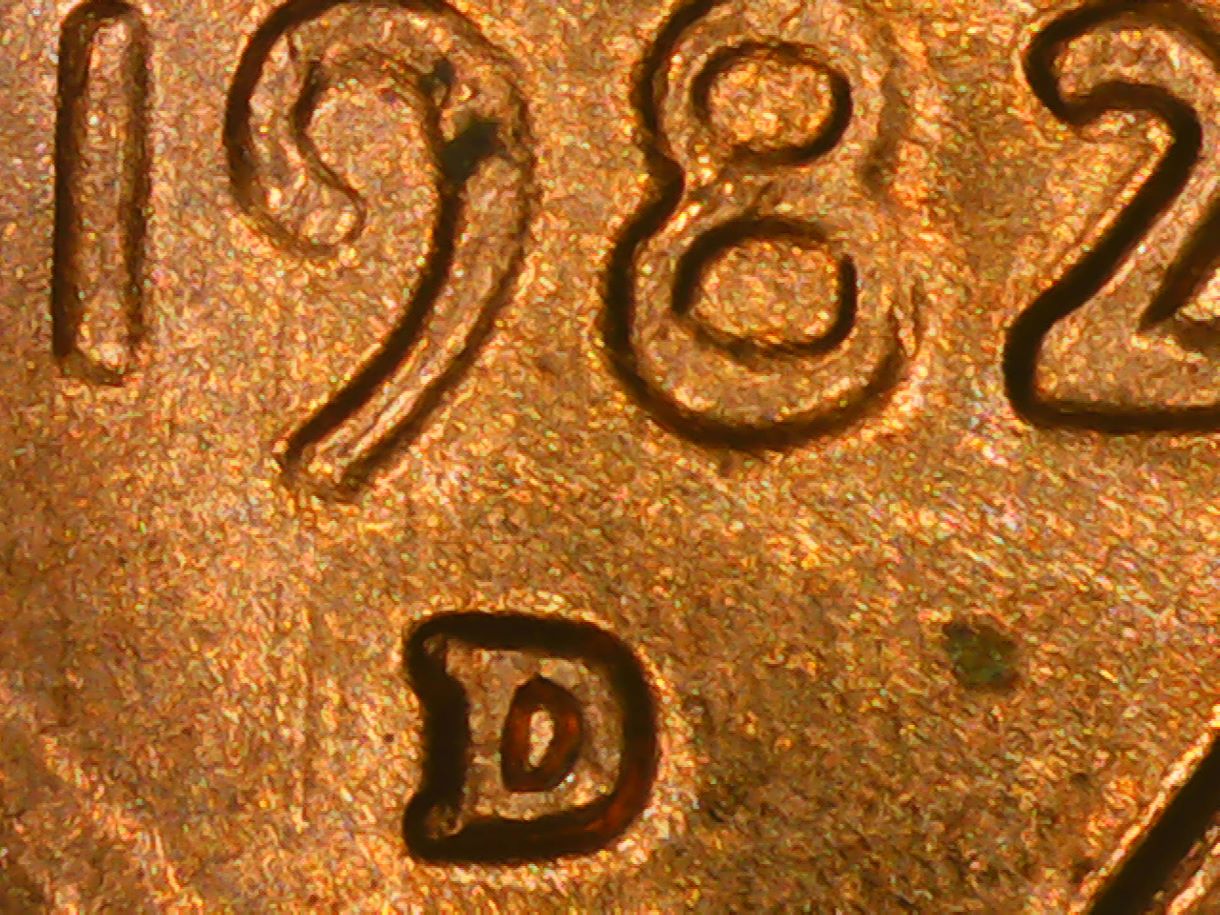 1982-D-One-Cent-DDO,-Double-Ear