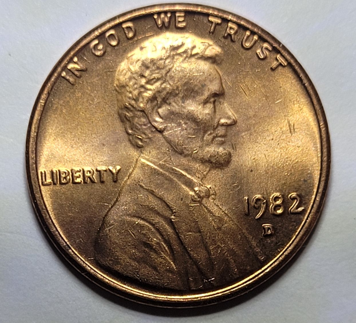 1982-D-One-Cent-DDO,-Double-Ear