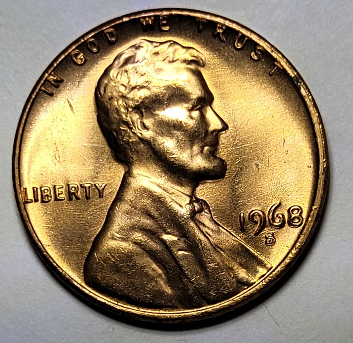 1968-S-Cent-Machine-Damage-?