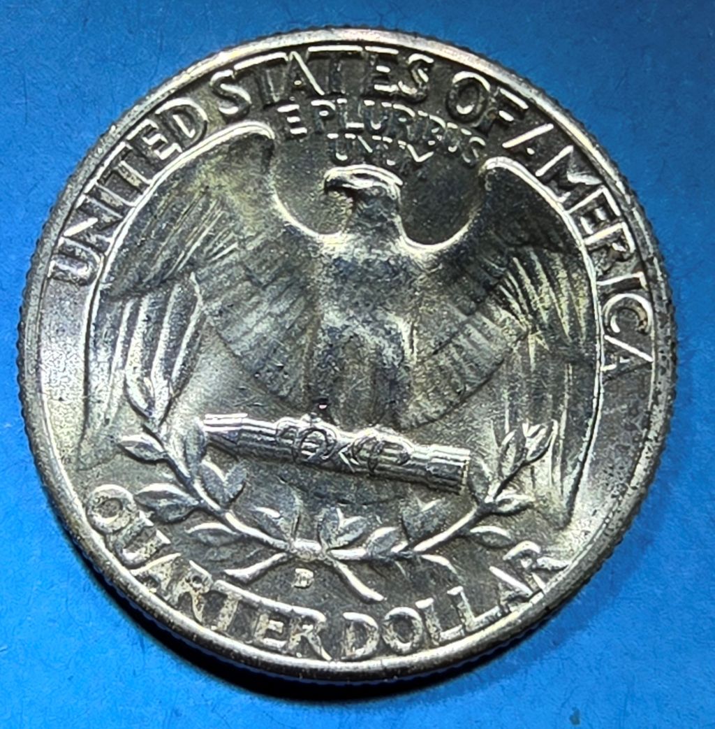 1942-D-Quarter-With-Die-Re-Engraving