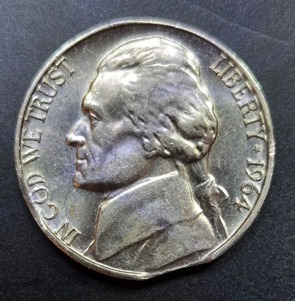 1964-D-Nickel-With-3-Clips?