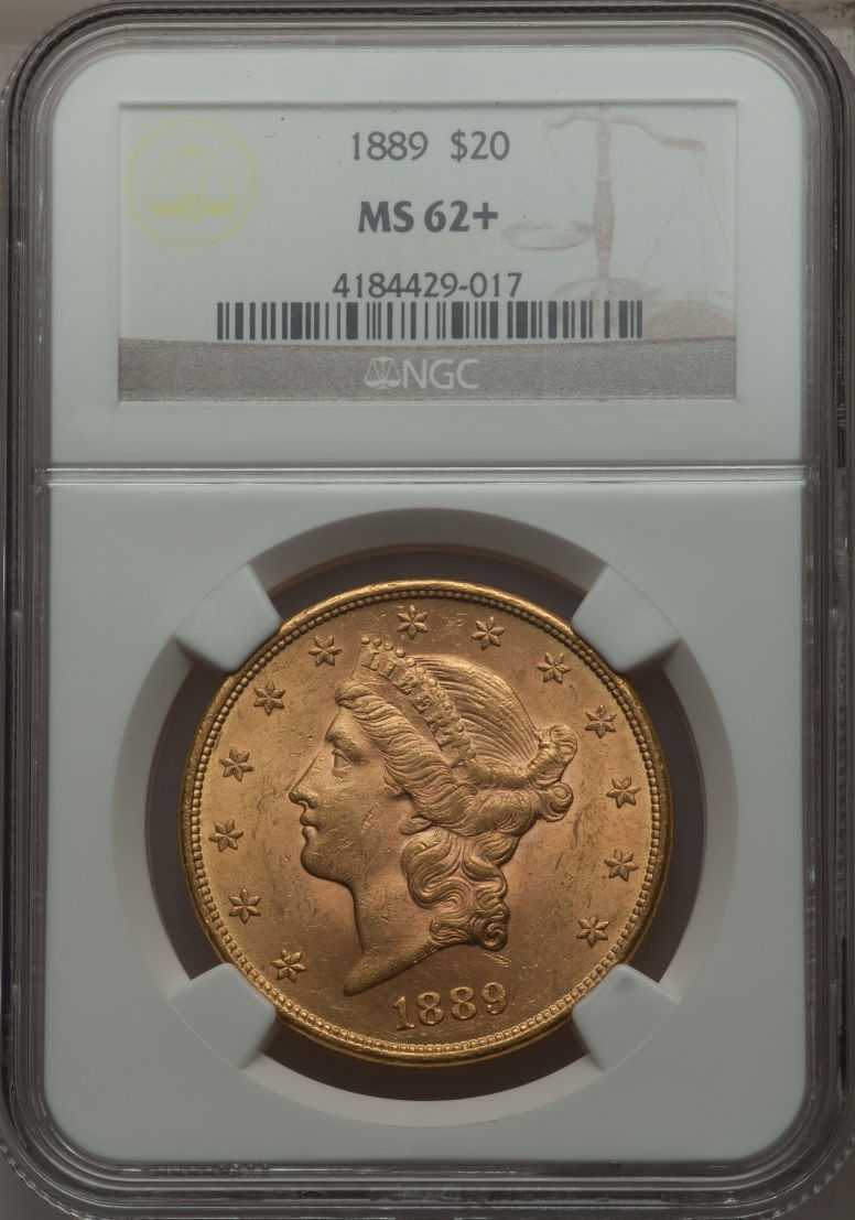 Liberty-$20-1889-MS-62+