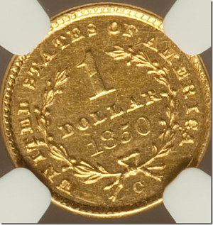 1850-C-MS-61-$1-Gold-Liberty