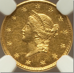 1850-C-MS-61-$1-Gold-Liberty
