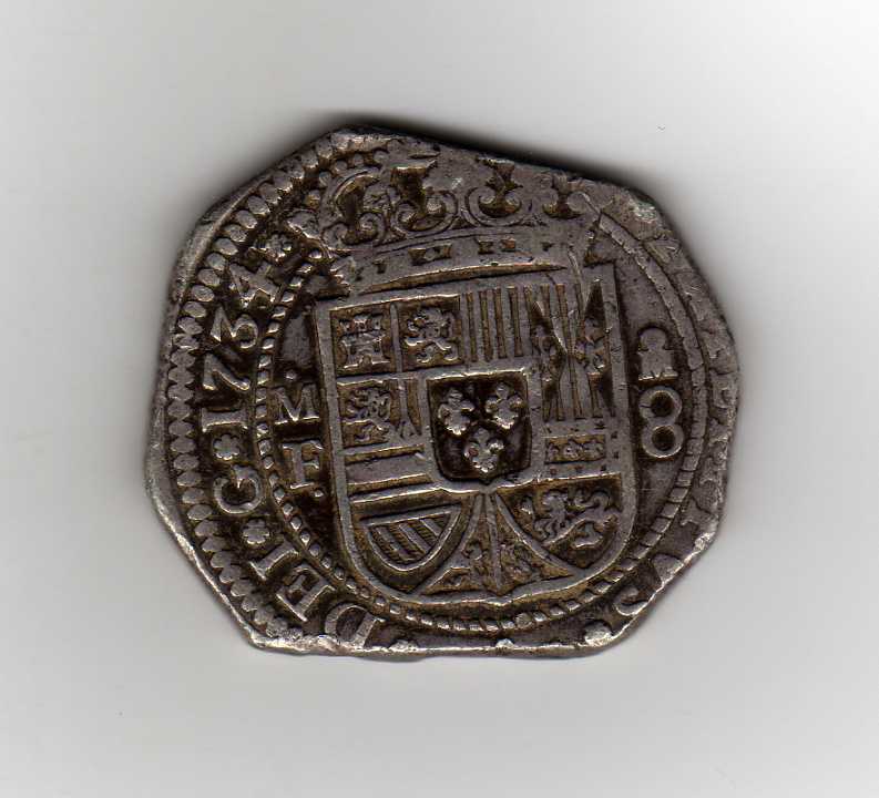 Mexico-1733-8-Reales-Klippe