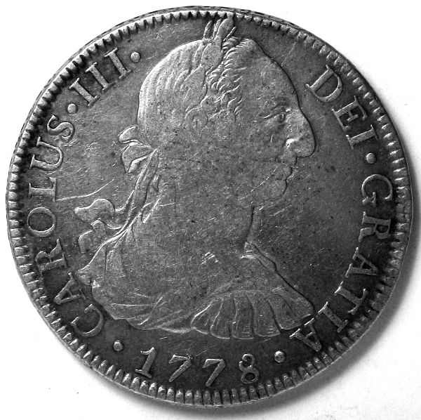 1778-&-1779-Mexico-8-Reales-W/Edge-Photos