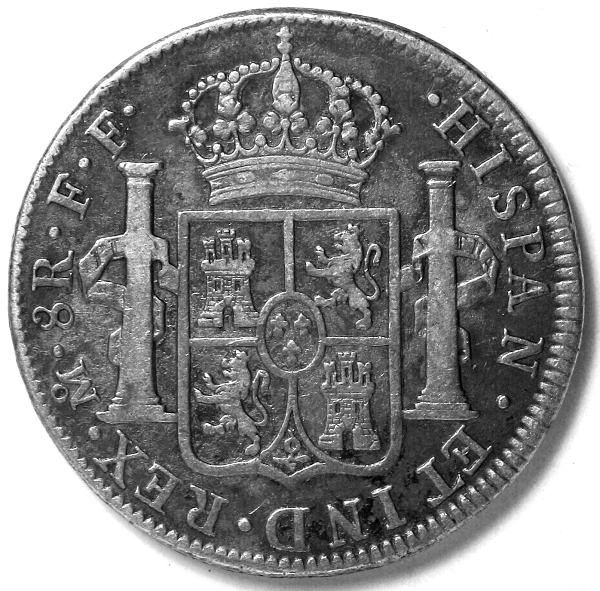 1778-&-1779-Mexico-8-Reales-W/Edge-Photos