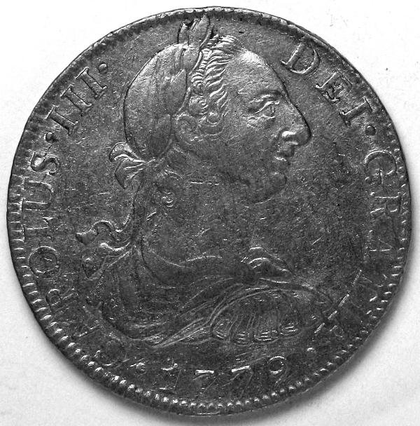 1778-&-1779-Mexico-8-Reales-W/Edge-Photos