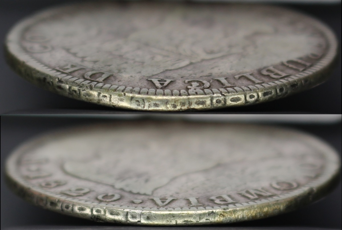 1820-Colombia-8-Reales-Cundinamarca,-No-Mintmark,-Bogota?
