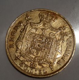 1814-Italy-Gold-40-Lire