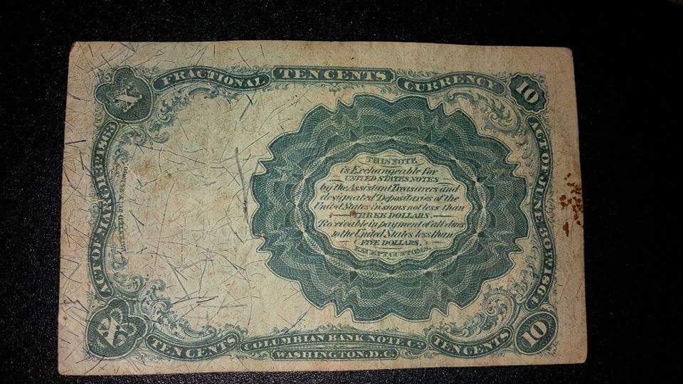 1874-10cent-Fractional-Note