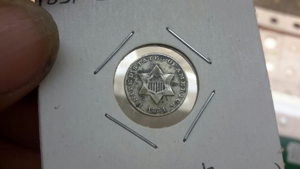 1851-3-Cent-Silver!