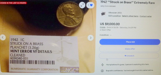 1942-Brass-Cent-Valuation