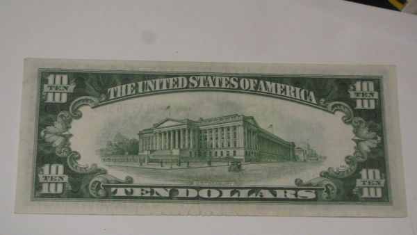 Rare-1934-A-$10-Silver-Certificate-Star!