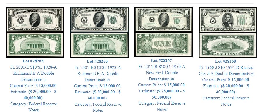 Double-Denomination-Notes