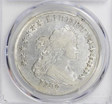 1799-Draped-Bust-Dollar-On-Greatcollections.-How'd-It-Straight-Grade?