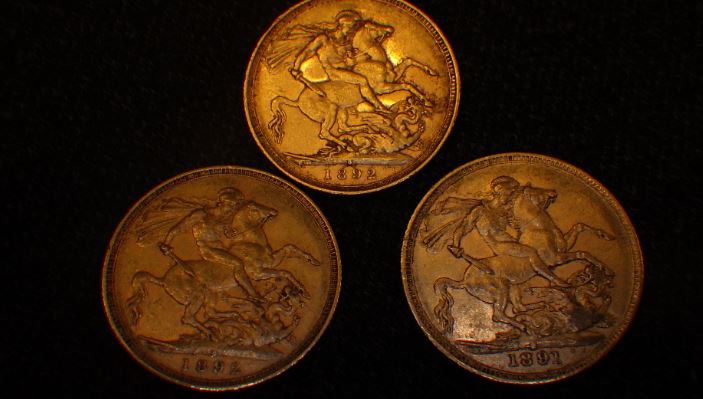 A-Trio-Of-Gold-Sovereigns---Sydney-Mint