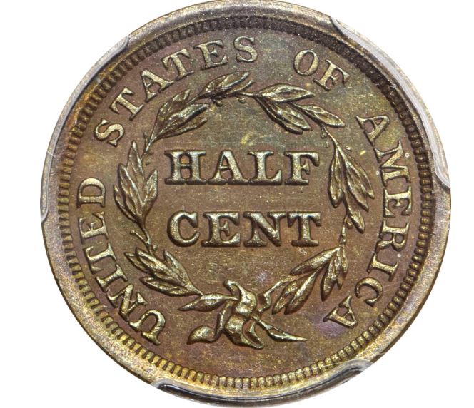 New-Pickup-1857-PF-63-Half-Cent--Is-It-Breen-1?-Previously-Graded-MS-64-By-NGC