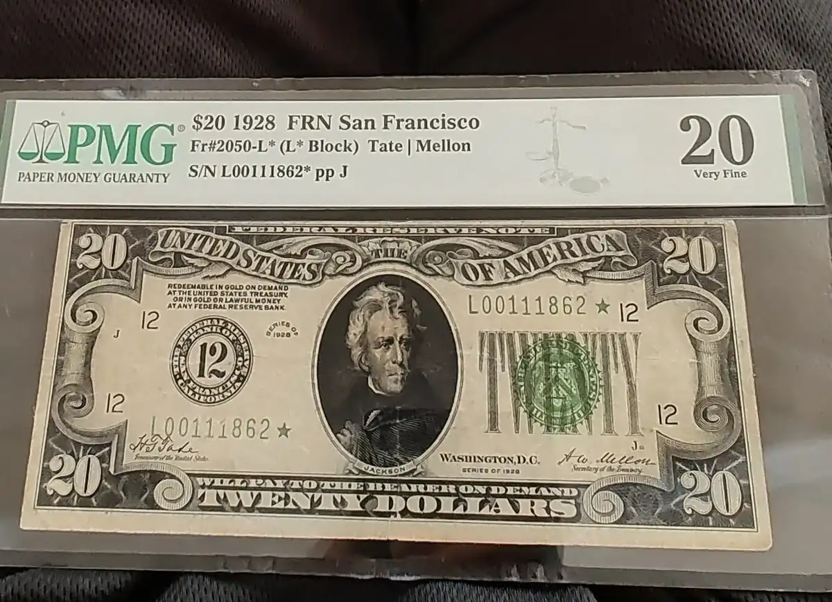 New-Pickup-1928-$20-San-Francisco-Star-#2