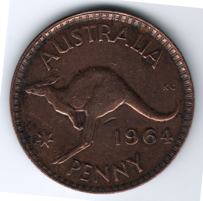 1964-Penny:-Look-At-The-Bizarre-Denticles!