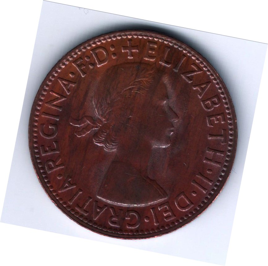 Australia-1964-Penny:-Does-Anyone-Know-What-These-Marks-Are?