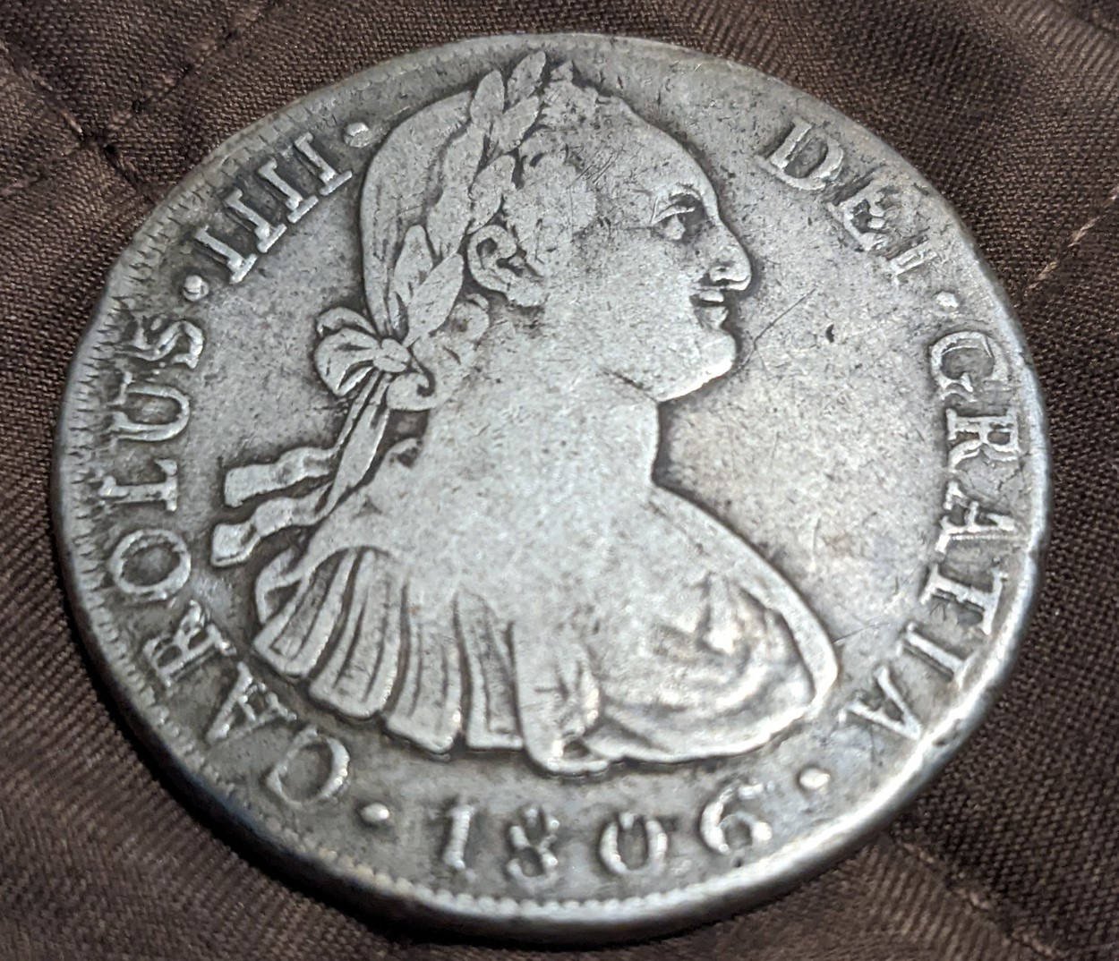 1806-Lima-8-Reales-Double-Struck-Obverse
