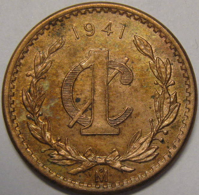 1941-One-Centavo-Mexico