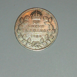 1934-Canadian-Dime