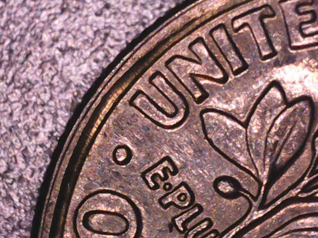 1995-P-Dime-With-Tilted-Die