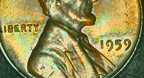 1959-Cent-DDO-Small-Spread-19-Of-Date
