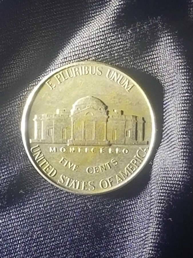 1958-Rnbow-Toned-MS?-Nickel-And-Full-Steps-Found-In-A-Bkroll