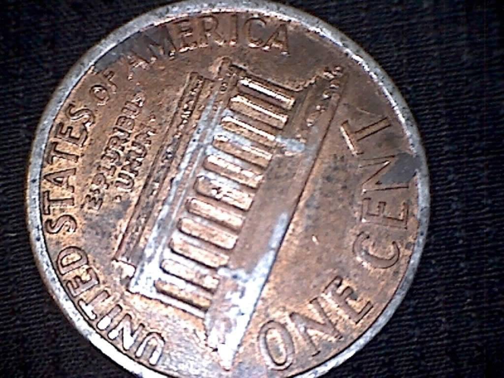 1989-Penny-Rim-&-Part-Of-The-Penny-Either-Silver-Or-Aluminum